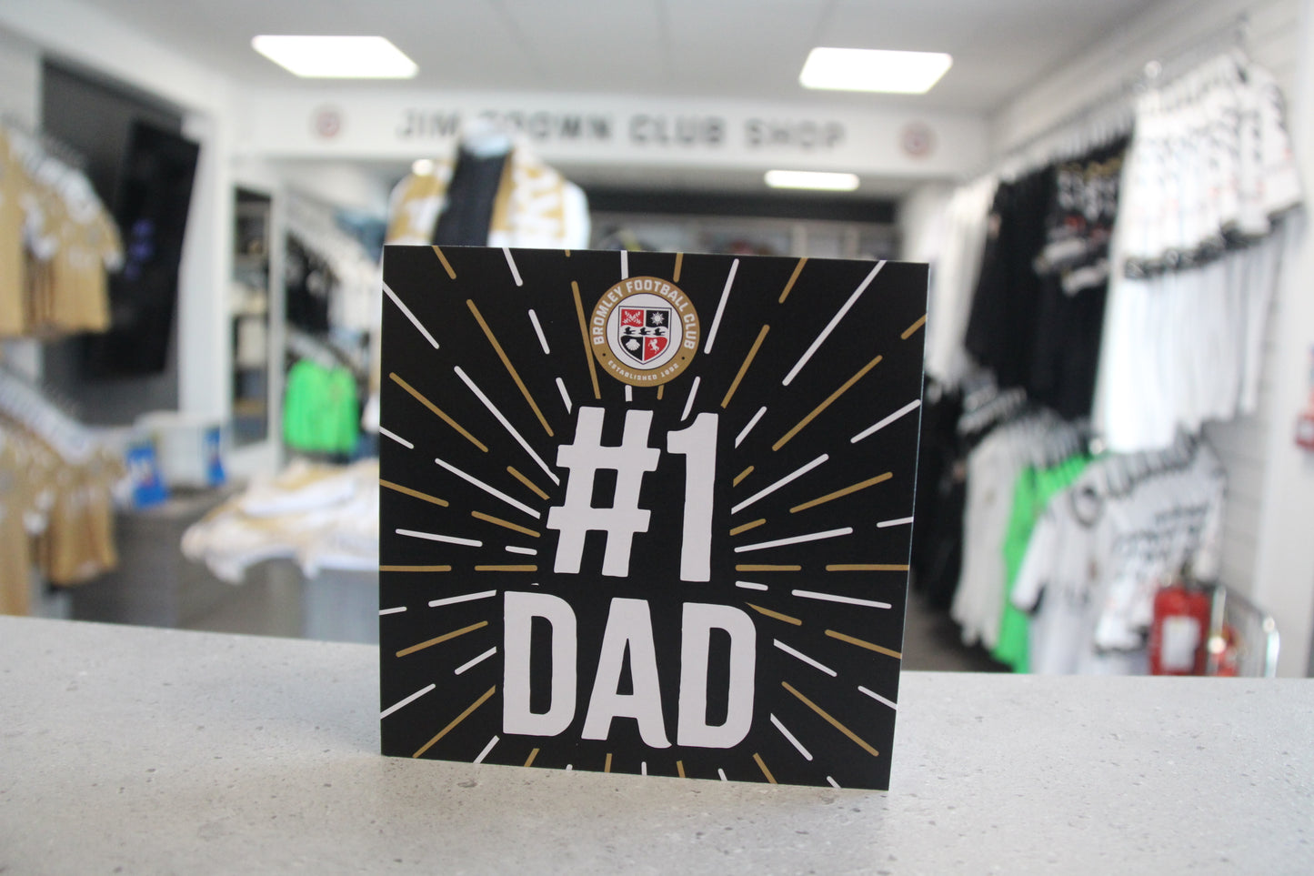 #1 Dad Greeting Card
