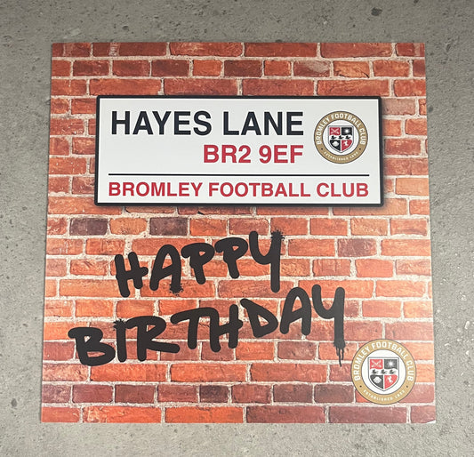 Hayes Lane Happy Birthday Card
