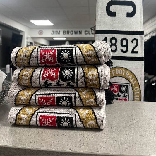 White Bromley FC scarf