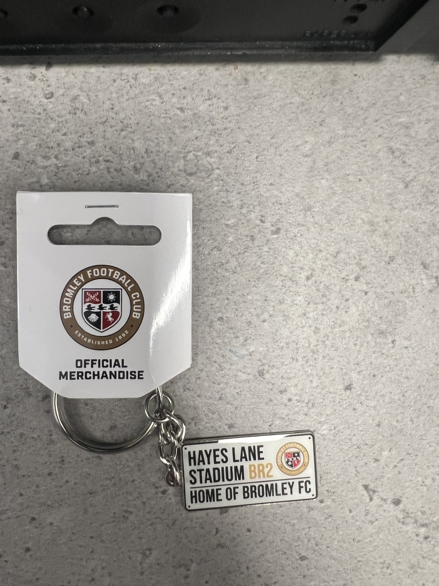 Bromley Street Sign Keyring